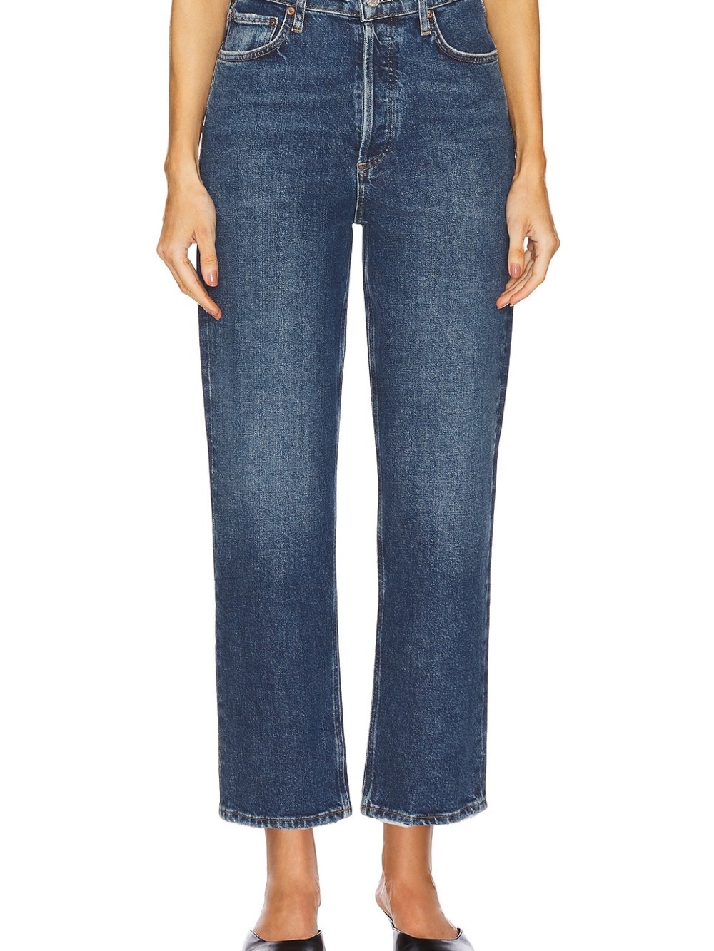 Agolde 90’s Pinch Waist Crop Jeans In Solace Size 29